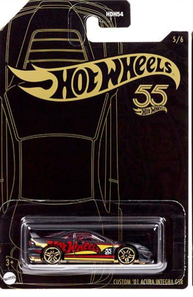 Hot Wheels Pearl and Chrome Diecast Custom 01 Acura Integra GSR  5/6
