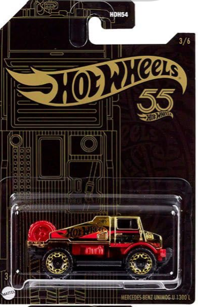 Hot Wheels Pearl and Chrome Diecast Mercedes-Benz Unimog 1300L 3/6