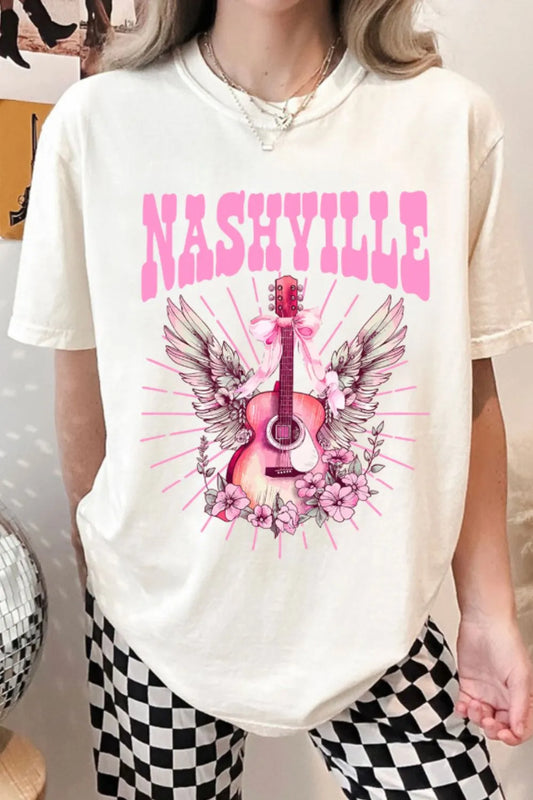 Graphic Round Neck Short Sleeve T-Shirt